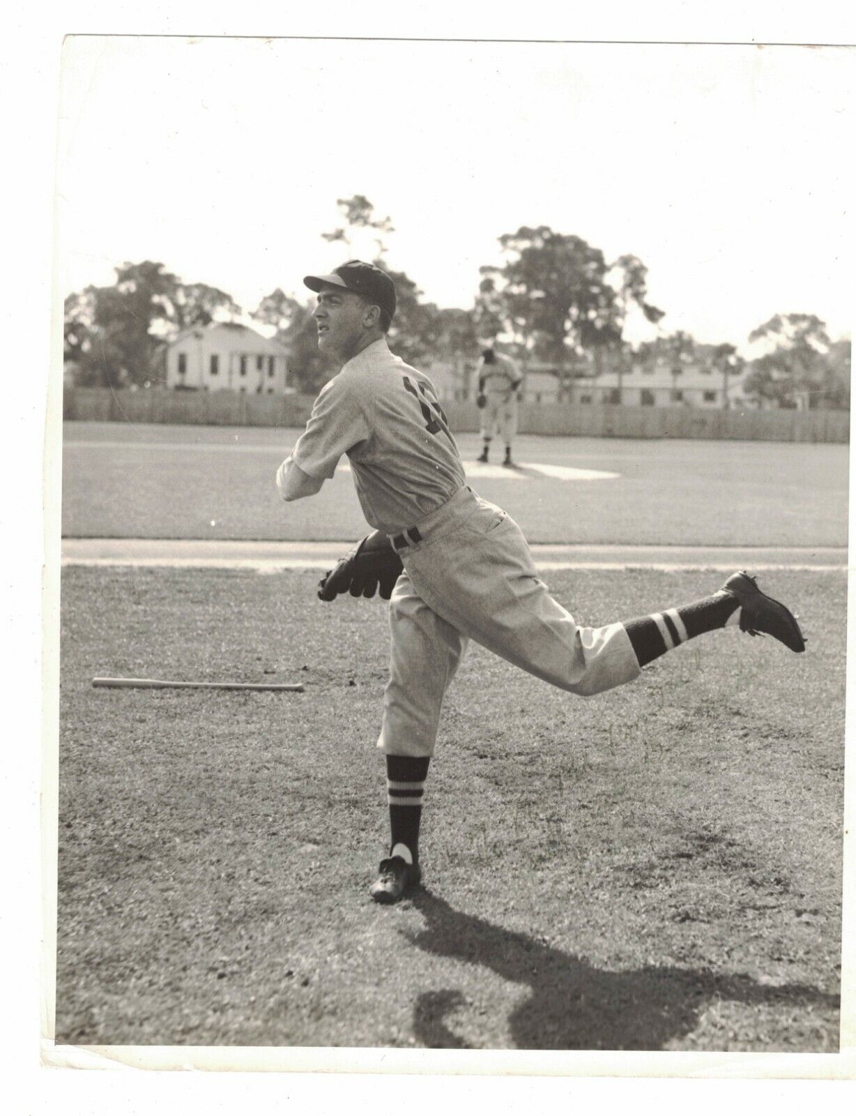 Vintage Mickey Harris Boston Red Sox Original 8x10 Baseball Photo Poster painting AO106