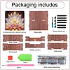 Diamond Painting Wooden Lotus 4 Slots Diamond Painting Storage Box for Adult Beginner
