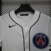 2025/2026 Psg Paris Saint-Germain Baseball Uniform White Football Shirt 1:1 Thai Quality