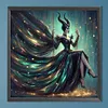 (Ab/Round Drills)Maleficent-Full Diamond Painting 40*40CM