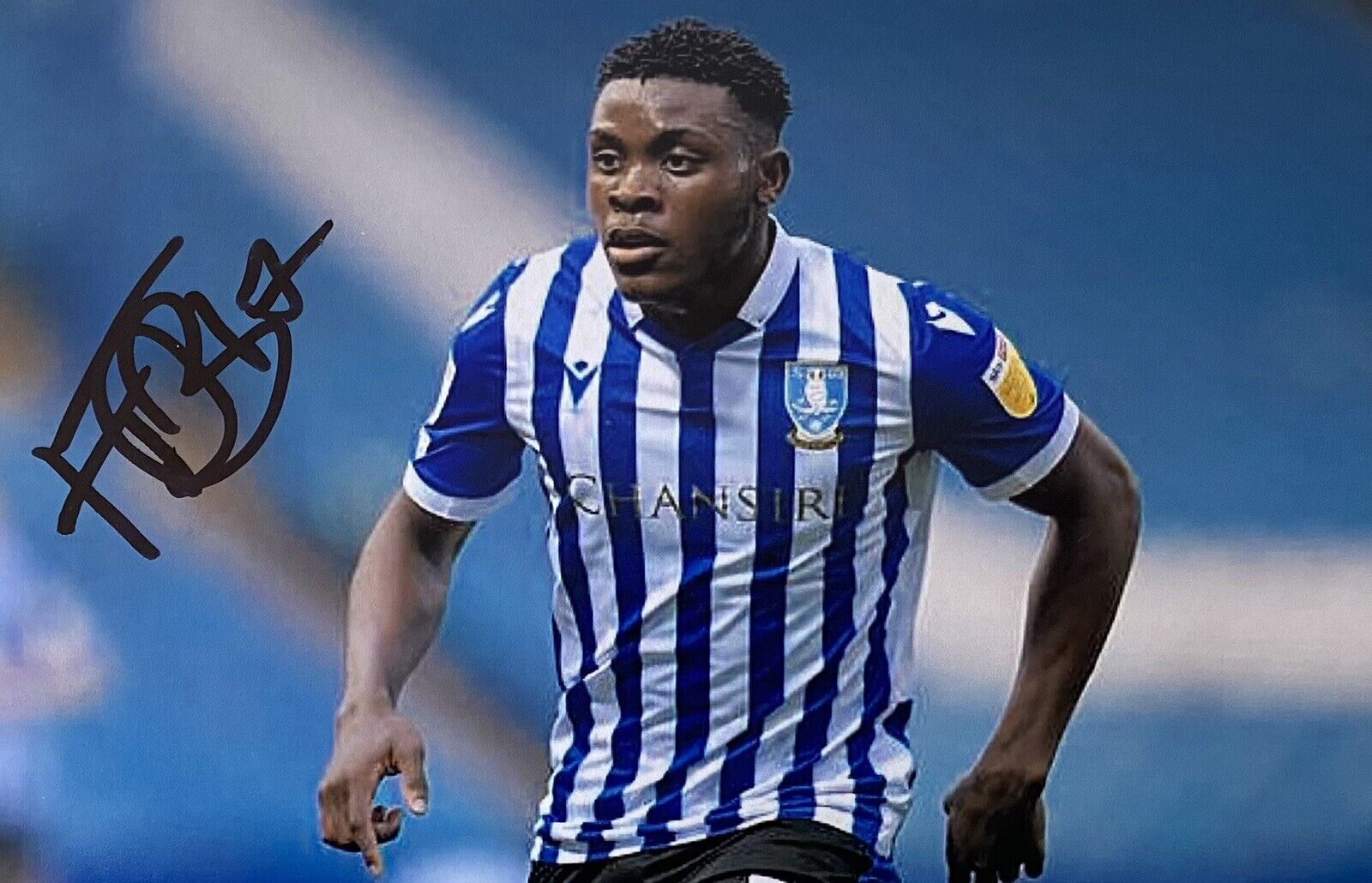 Fisayo Dele-Bashiru Genuine Hand Signed Sheffield Wednesday 6X4 Photo Poster painting