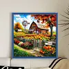 Farm Cottage-11CT Stamped Cross Stitch 45*45cm/17.72*17.72in tapestrymarket