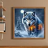 Wolf-11CT Counted Cross Stitch 40*40cm/15.75*15.75in