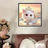 Diamond Painting-DIY Crystal Rhinestone Mermaid Cat