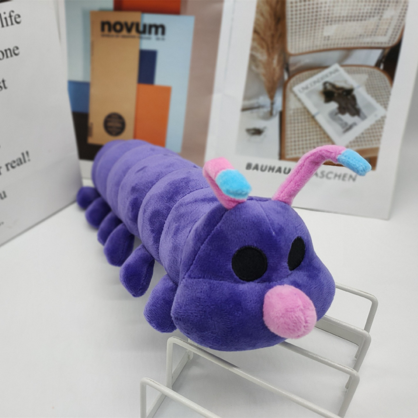 Peluche GAATPOT New Poppy Pj Pug A Pillar Plush Doll Playtime Stuffed  Caterpillar Toys Gift Purple (Idade Mínima: 1 Ano - 10x10x10cm)