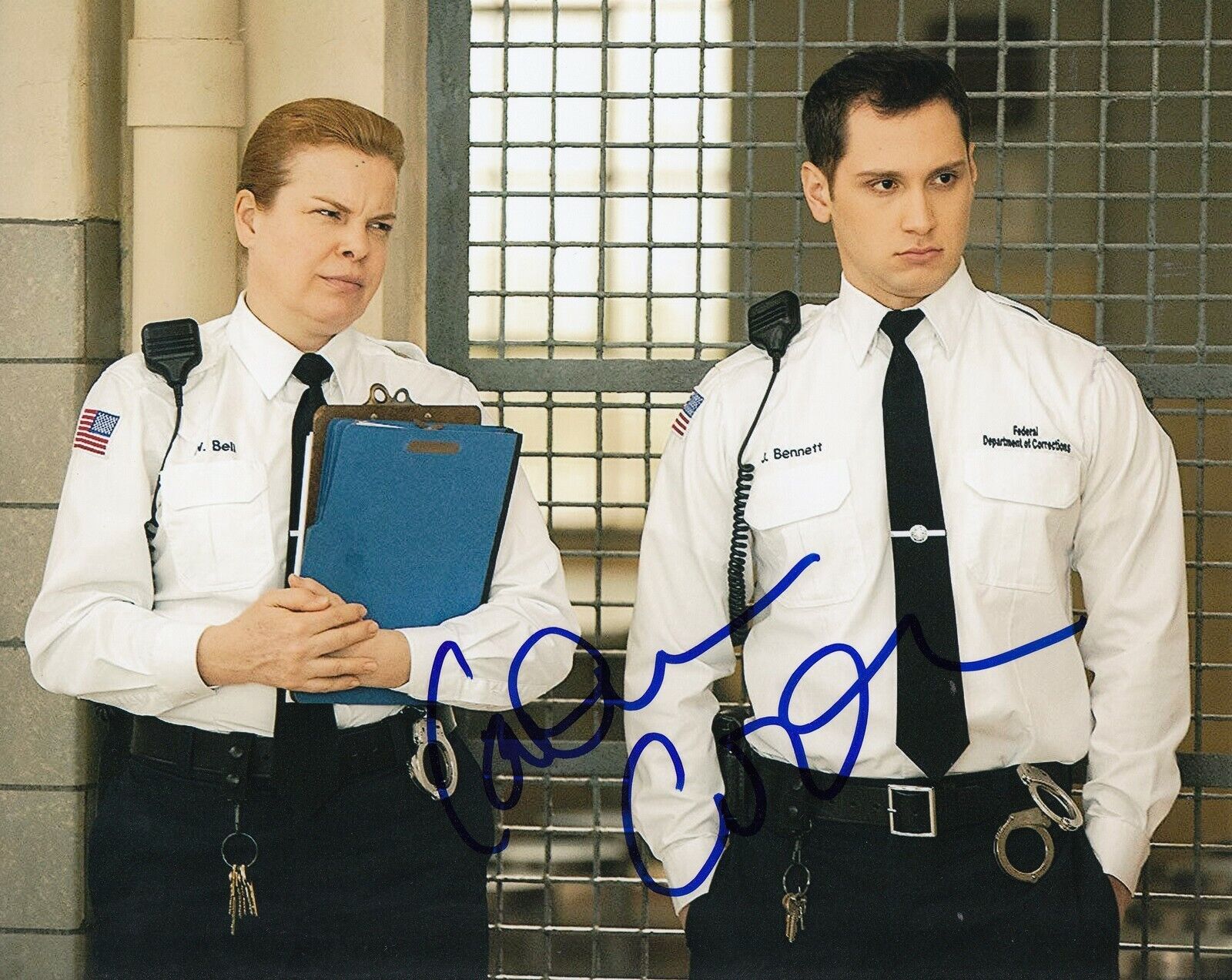 CATHERINE CURTIN signed (ORANGE IS THE NEW BLACK) *Wanda* 8X10 Photo Poster painting W/COA #6