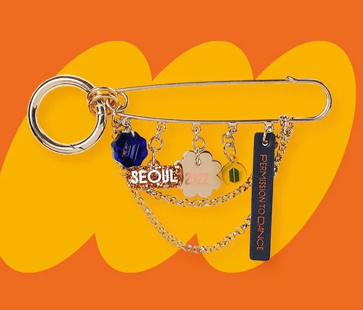 Permission To Dance On Stage Seoul Brooch Keychain