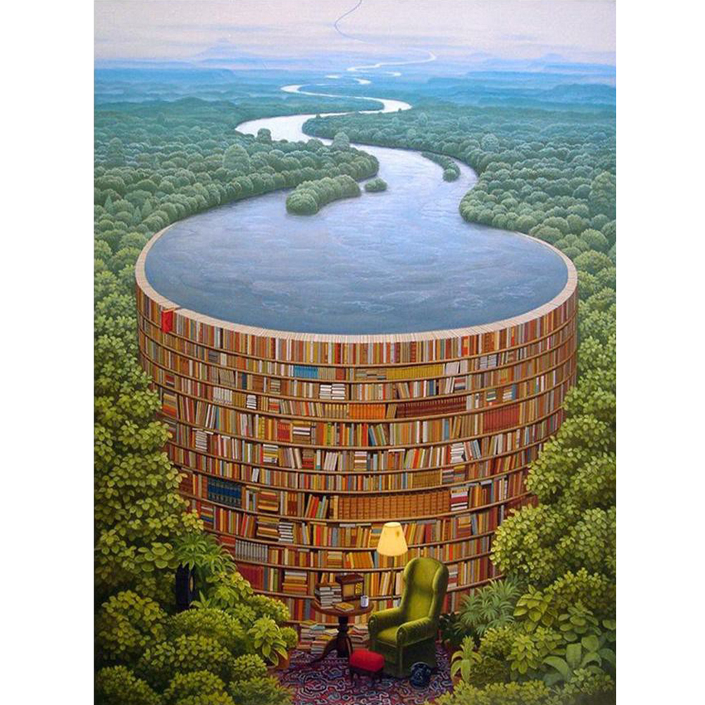 

Lake - Round Drill Diamond Painting - 40*50CM, 501 Original