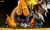 S+ & S- Scale Dragon Fist Super Saiyan 3 Son Goku with LED - Dragon Ball Resin Statue - Du-Studio