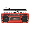 Old retro tape radio portable radio cassette player stereo multifunctional recorder