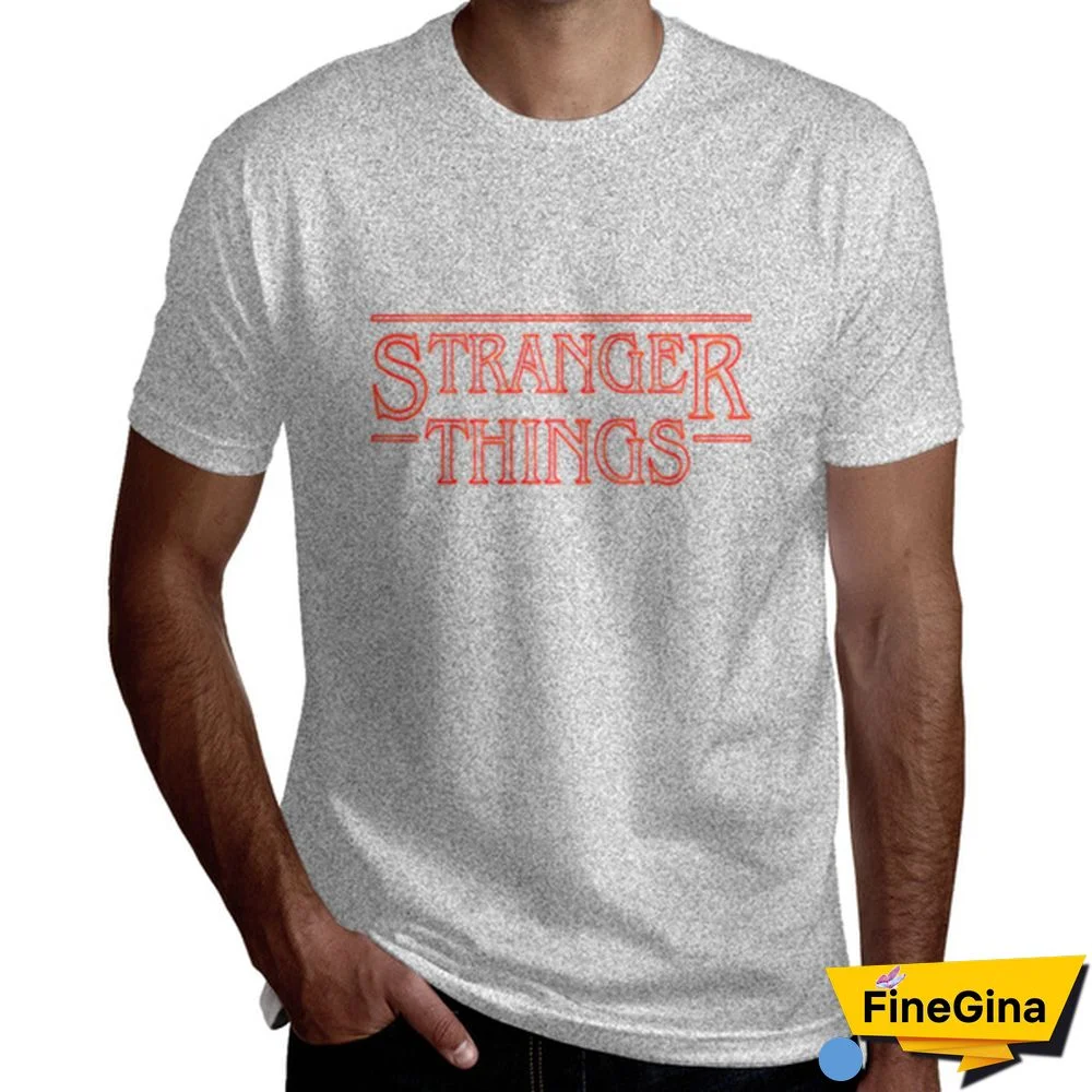 Stranger Things Fashion Design Top T-Shirt Round Neck Neck Cotton Sweatshirt Men's T-Shirt Retro T-Shirt