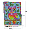Diamond Painting -DIY Round Drill Rainbow Owl