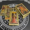 Gold Tarot Divination Cards
