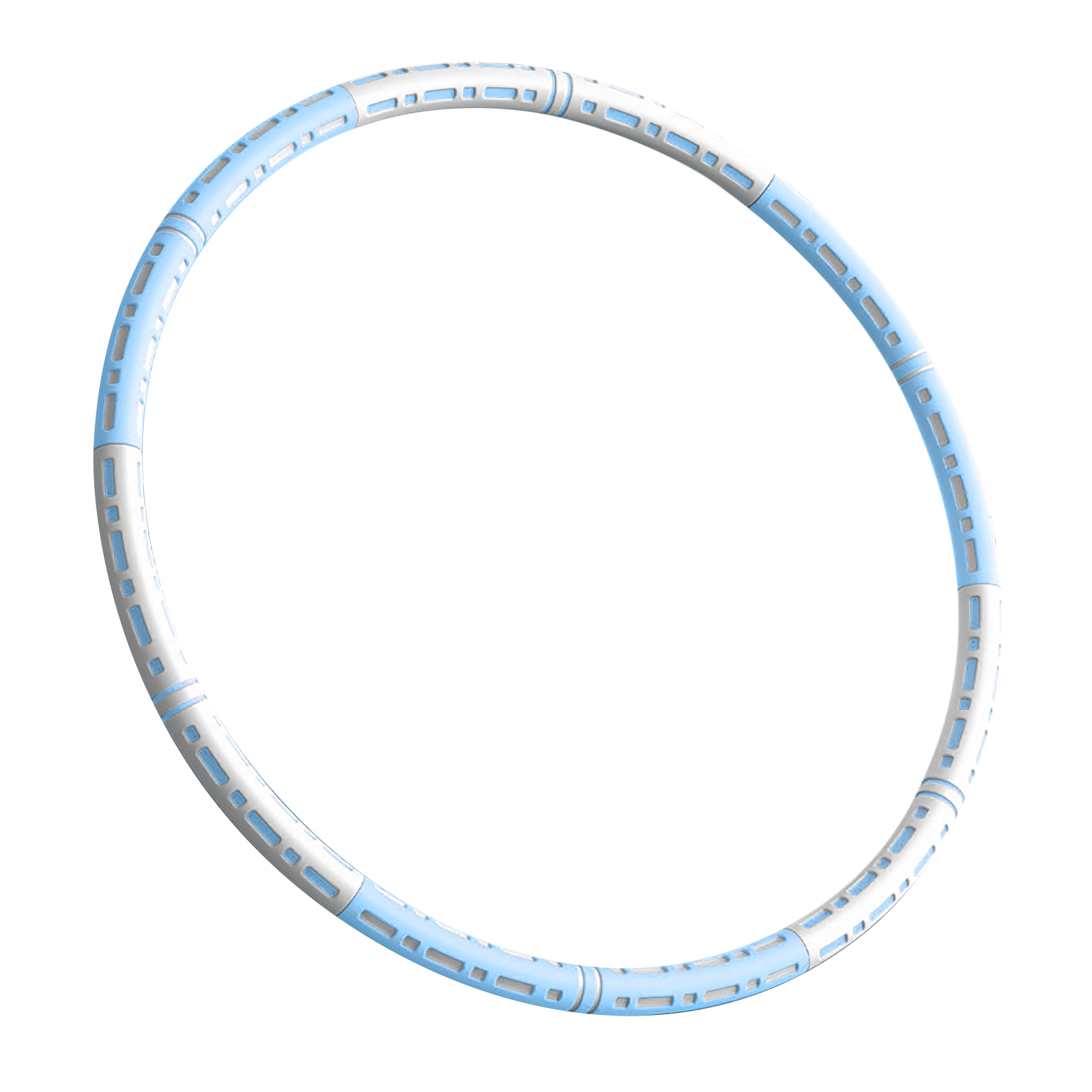 

Detachable Weighted Removable Sliming Fitness Hoop, White and blue, 501 Original