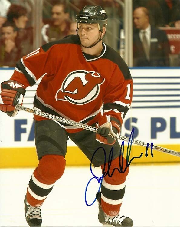 JOHN MADDEN SIGNED NEW JERSEY DEVILS 8x10 Photo Poster painting #2 Autograph