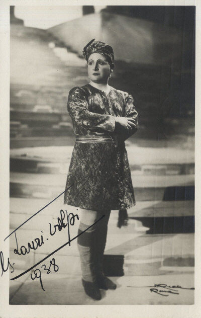 GIACOMO LAURI-VOLPI Signed Photo Poster paintinggraph - Italian Tenor Singer - Preprint