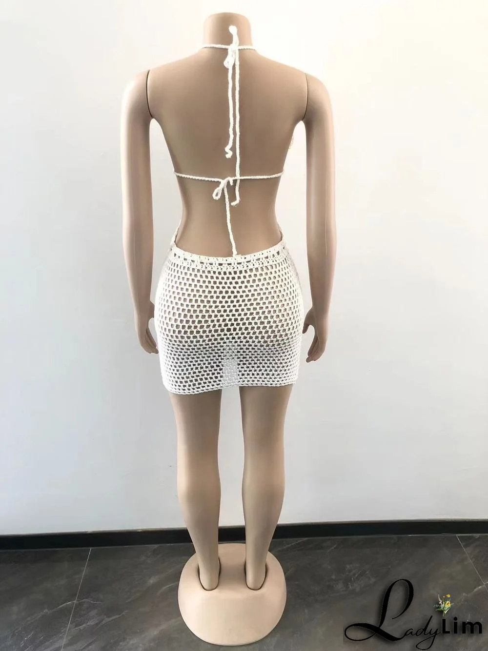 Hand Crochet Knitted Hip Casual Beach Dress