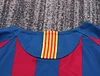 2005-2006 Retro Long Sleeve Barcelona Home Football Shirt 1:1 Thai Quality Kids Size