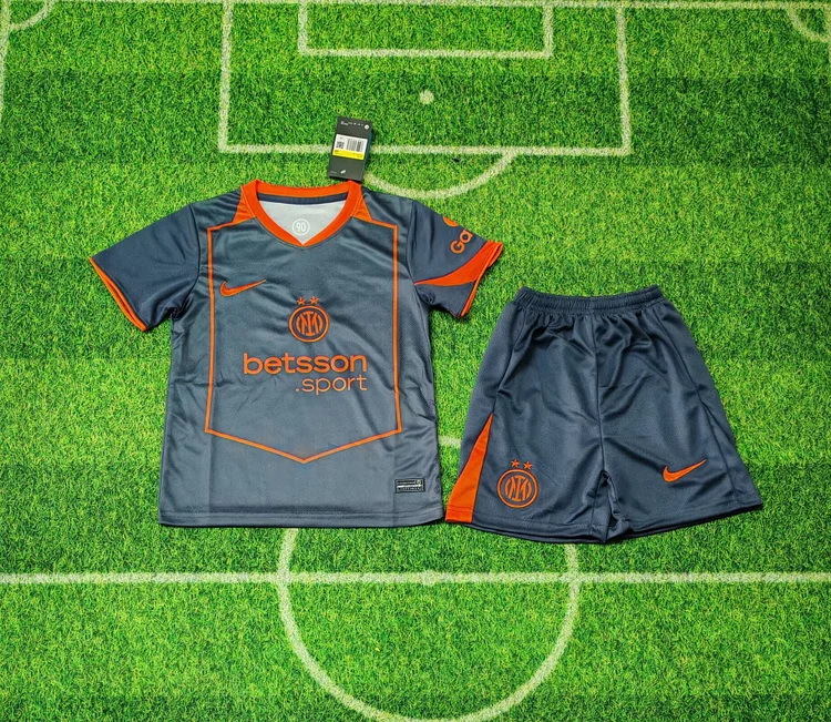 25/26 Inter Milan's second guest children's clothing