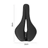 Bicycle Saddle MTB Road Bike Seat Hollow Breathable Bicycle Seat Cushion (Long)