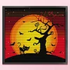 Halloween-14CT Stamped Cross Stitch 31*29cm