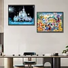 （2-Pack)Disney-Full Round Diamond Painting 40*30cm