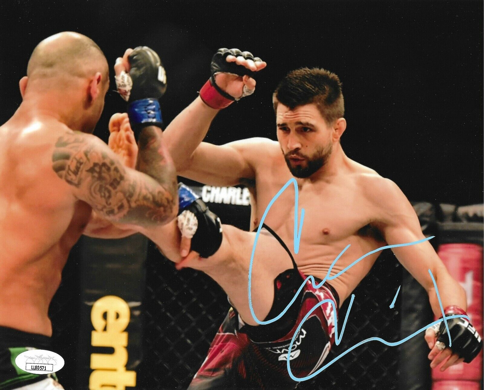 Carlos Condit Autographed 8x10 Photo Poster painting JSA COA UFC Signed MMA Born Killer Kick