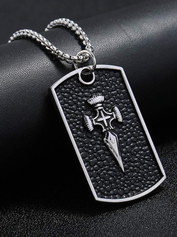Fashion street hip hop necklace