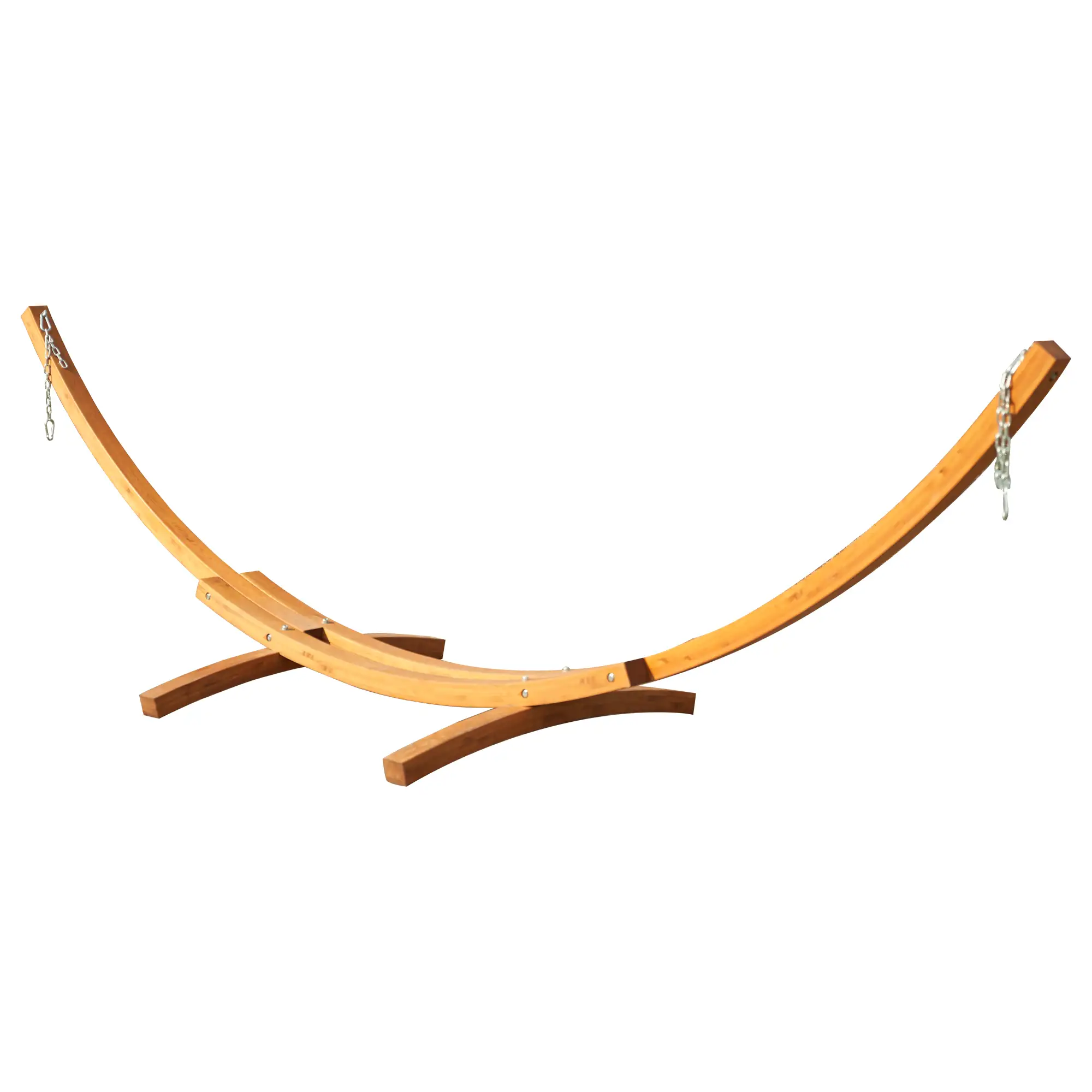 Wooden Arc Hammock Stand 