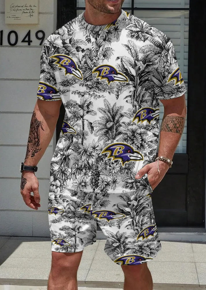 Baltimore Ravens Limited Edition Top And Shorts Two-Piece Suits