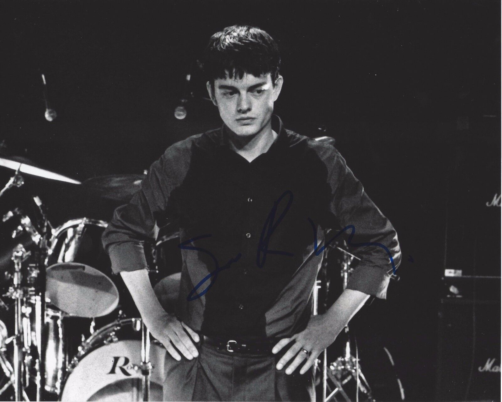 ACTOR SAM RILEY SIGNED  FIRE MOVIE 8X10 Photo Poster painting 4 W/COA MALEFICENT ON THE ROAD