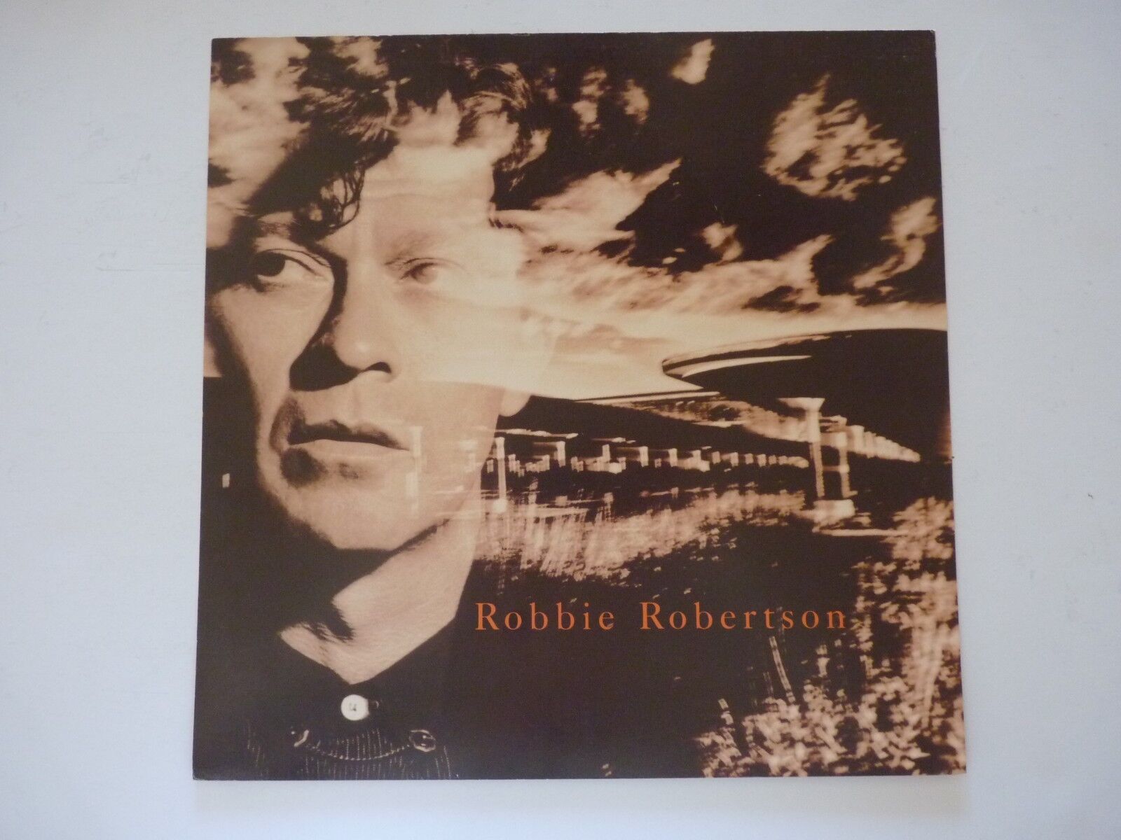 Robbie Robertson LP Record Photo Poster painting Flat 12x12 Poster