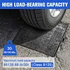 [US Local Warehouse] Iron Manhole Cover and Frame Non-Slip Septic Tank Cover for Yard (400mm)