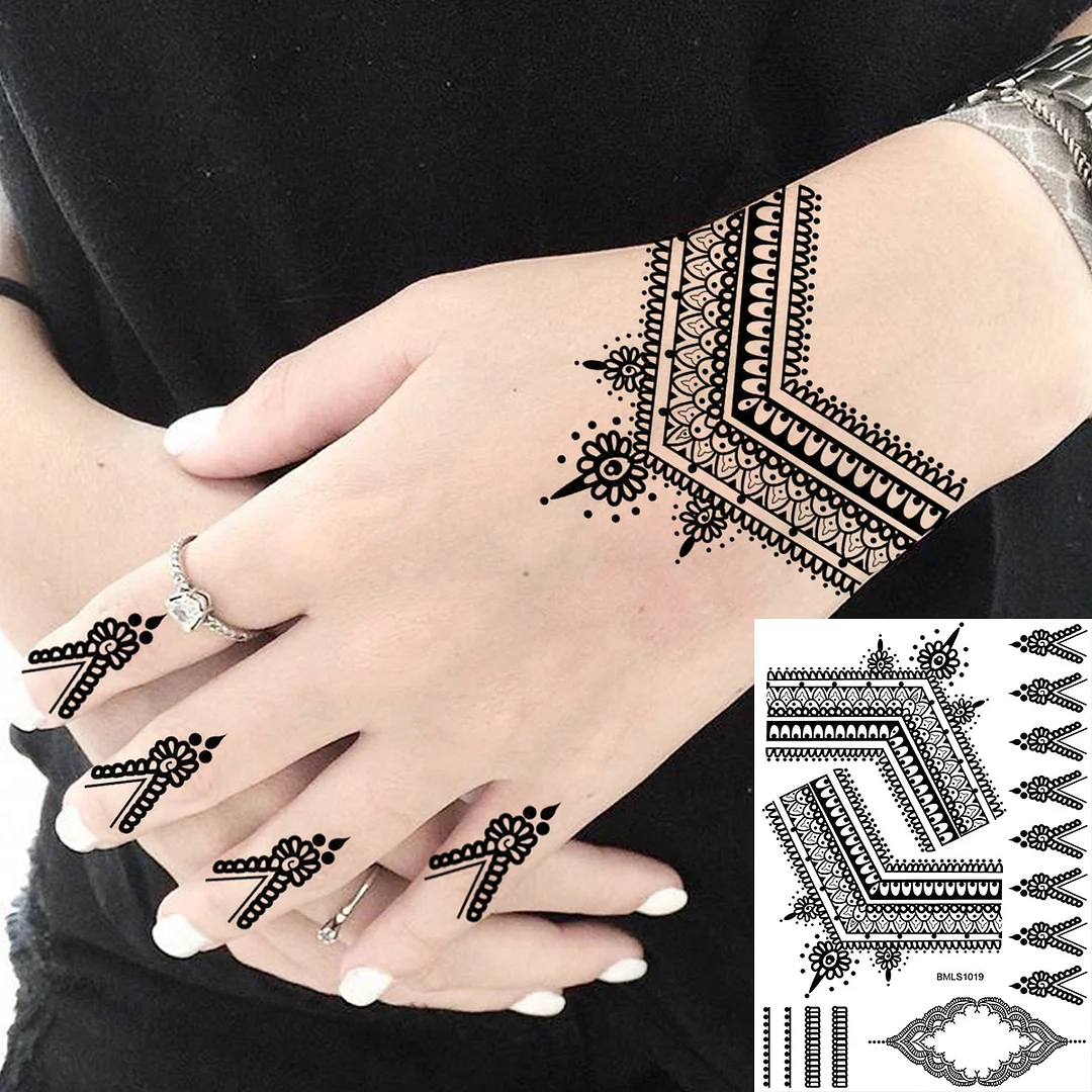 Sdrawing Gangster Skeleton Vampire Halloween Temporary Tattoos For Women Realistic Punk Girls Skull Fake Tattoo Sticker Arm Tatoos