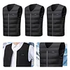 22 Heating Zones Electric Heated Vest USB V Neck Thermal Clothes for Outerwear