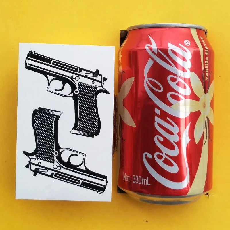 Waterproof Temporary Tattoo Sticker on Body Sexy Lace Pistol Gun Tatto Stickers Flash Tatoo Fake Art Tattoos for Girl Women Men
