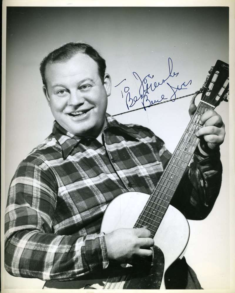 Burl Ives Vintage Jsa Coa Hand Signed 8x10 Photo Poster painting Authenticated Autograph