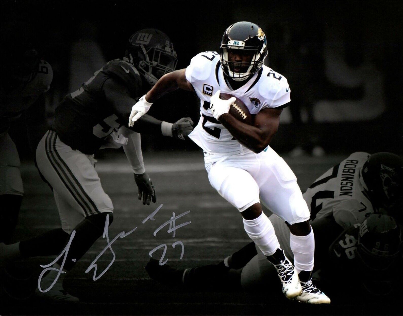 Leonard Fournette Autographed Signed 8x10 Photo Poster painting ( Jaguars ) REPRINT