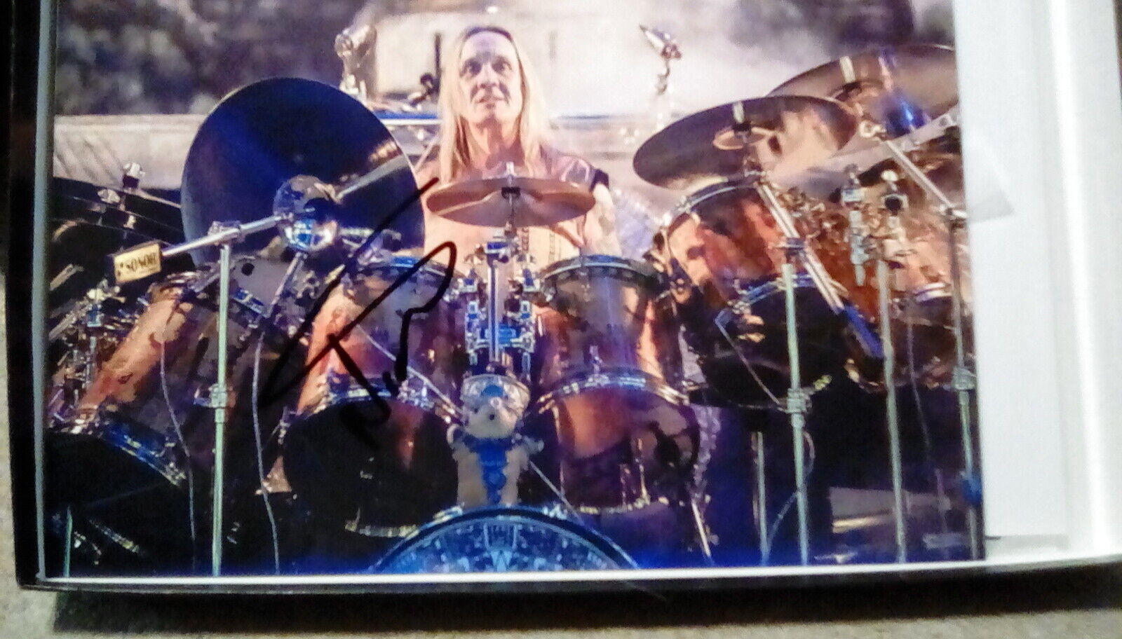 NICKO MCBRAIN SIGNED AUTOGRAPH 8X10 IRON MAIDEN DRUMMER