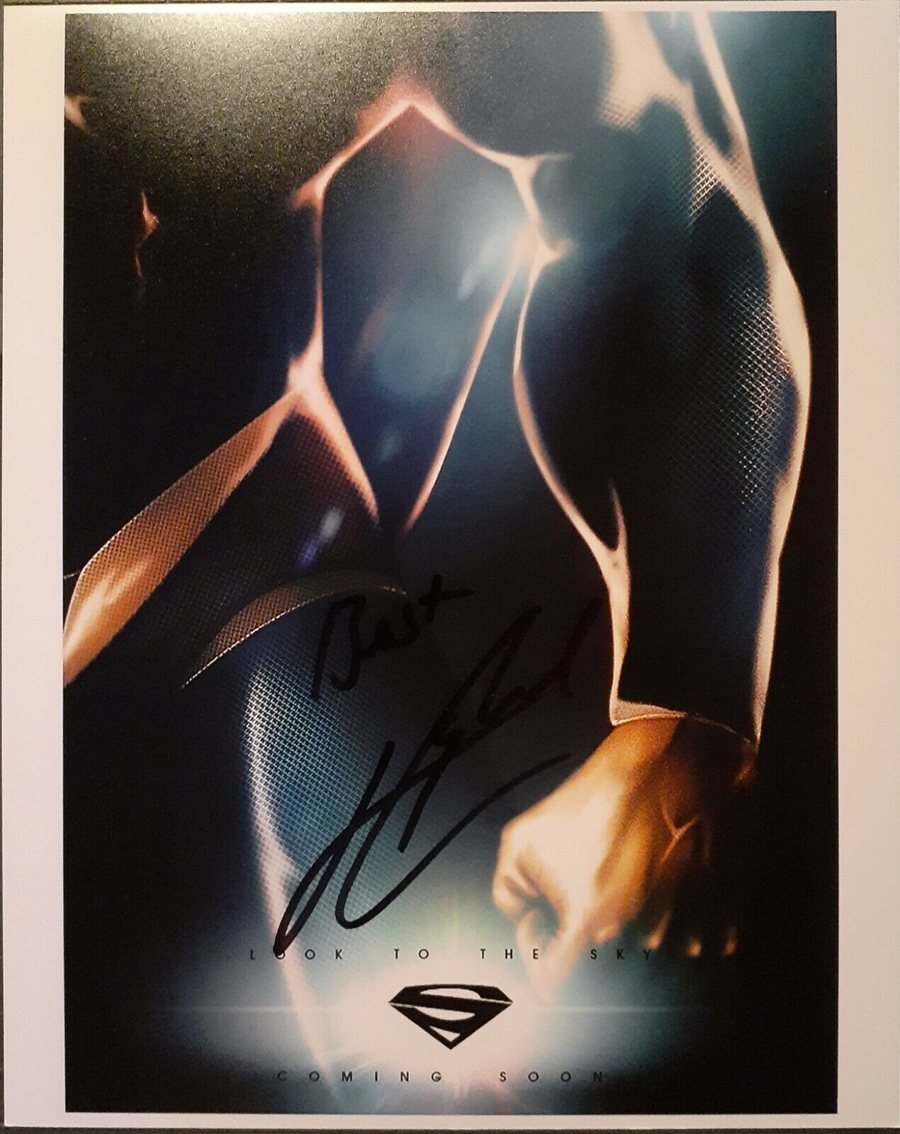 Henry Cavill signed 8x10