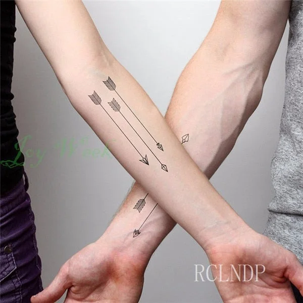 Waterproof Temporary Tattoo Sticker Black Gun AK 47 Flash Tatoo Fake Water Transfer Tatto for Woman Man