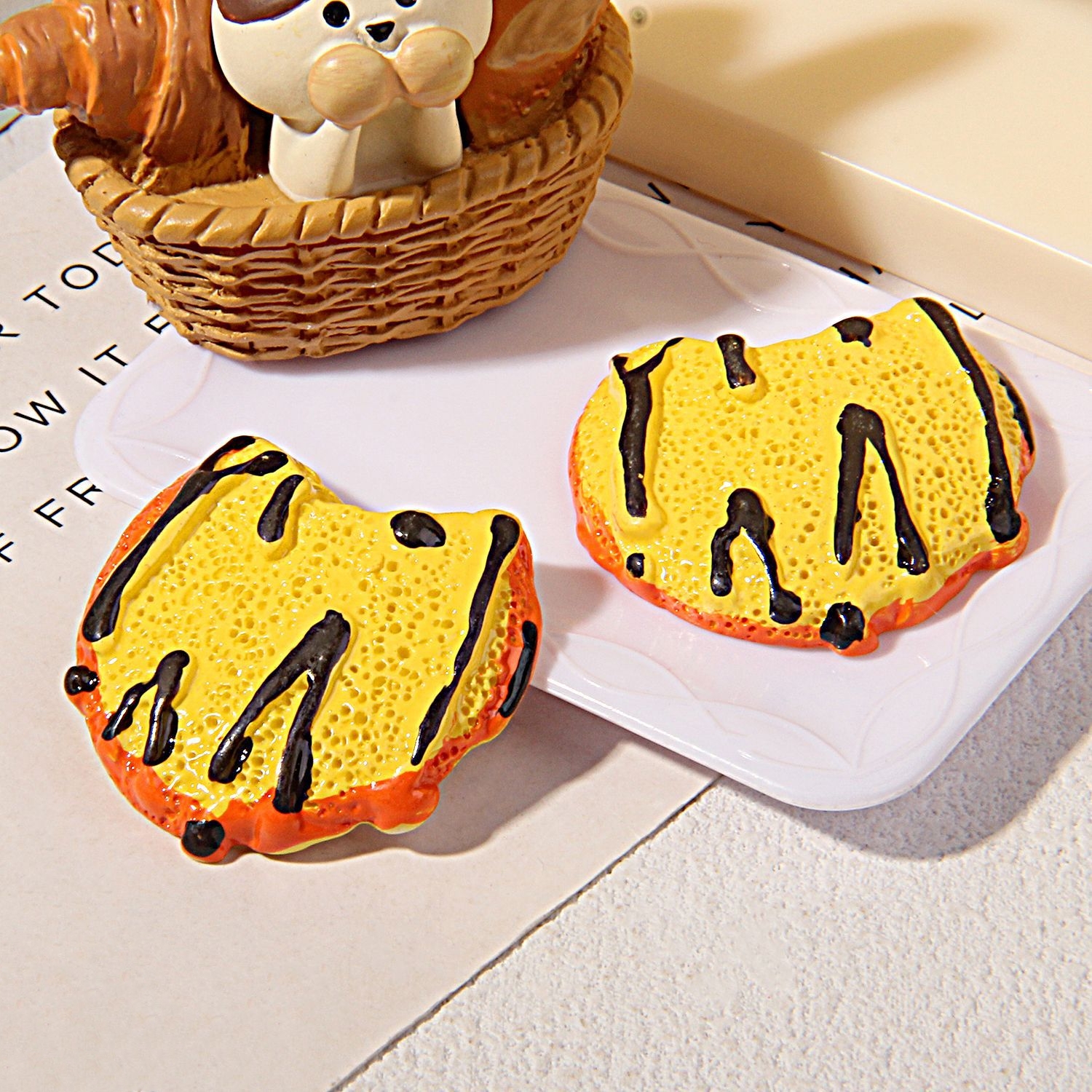 Mini Chocolate Bread Resin Charms