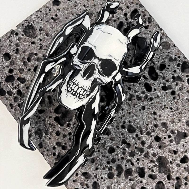 Halloween Hip-Hop Funny Women’s Pumpkin Skull Acetic Acid Sheets Hair Claws