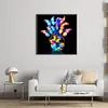 Luminous Butterfly Vase-11CT Stamped Cross Stitch 40*40cm/15.75*15.75in tapestrymarket