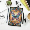 5D Diamond Painting Notebook DIY Diamond Art Dairy Book Kits (Butterfly)