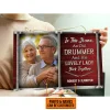 Custom Photo Gift Drum Old Couple In The House Custom Wood Rectangle Sign, Personalized Couple Gift