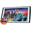 City Night View-Full Round Diamond Painting(50*100cm)