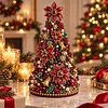DIY Beaded Pearl Art Christmas Poinsettia Christmas Tree &ndash; Ornament Kit Holiday Decor