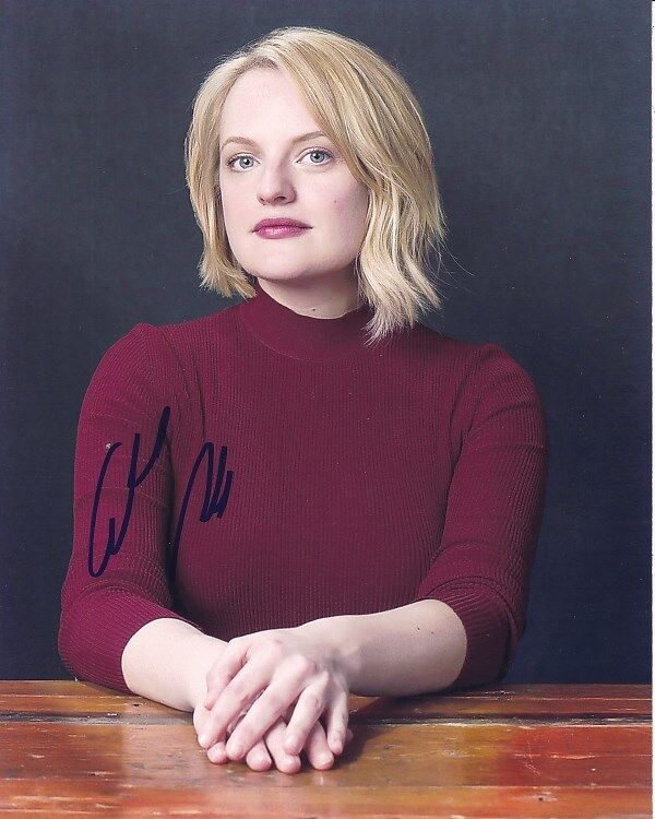 ELISABETH MOSS Signed Autographed Photo Poster painting