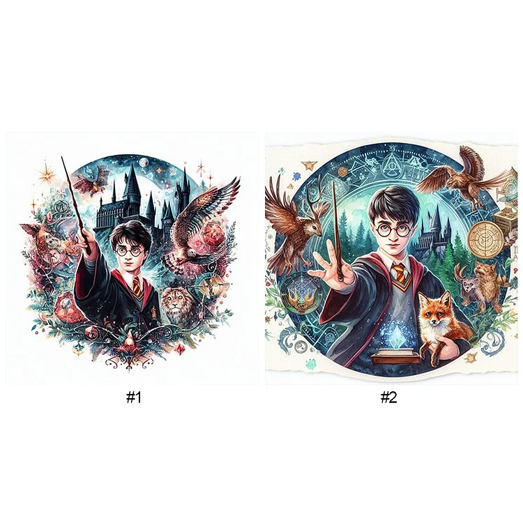 Diamond Painting Harry Potter Keychains 5 pcs